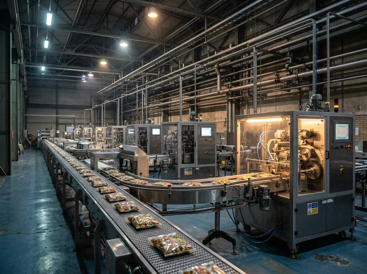 Durchgehende, mehrschichtige Produktion