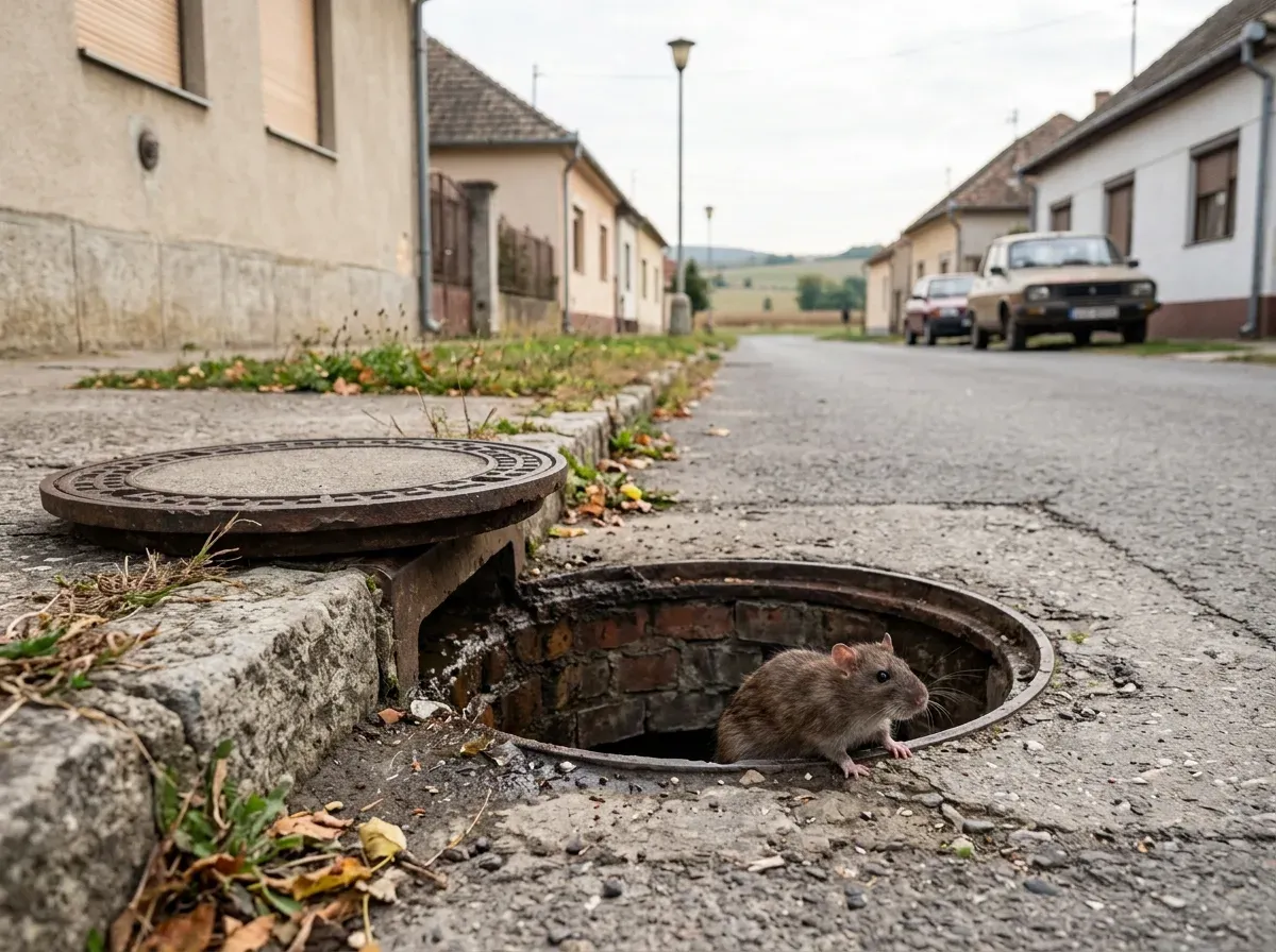 Nagerdruck durch das Kanalnetz