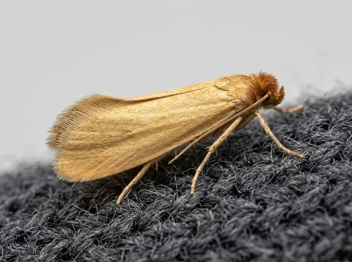 Kleidermotte (Tineola bisselliella · Tinea pellionella)