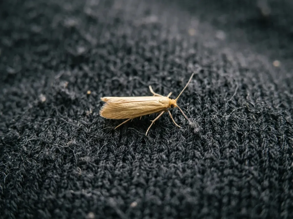 Kis, világosbarna lepke, amely inkább szalad, mint repül