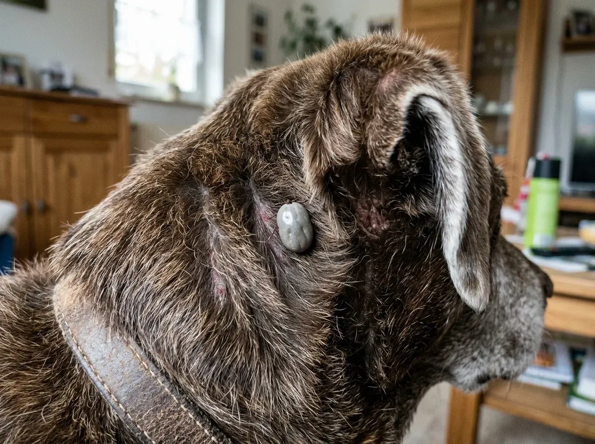 Regelmäßig an Hund oder Katze gefundene Zecke